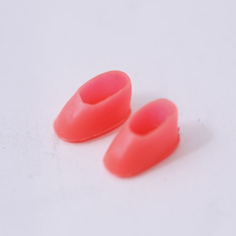 1960s Liddle Kiddles Red Shoes, Doll Accessory, Mini Toy, Mattel ~ 250929-WH 764